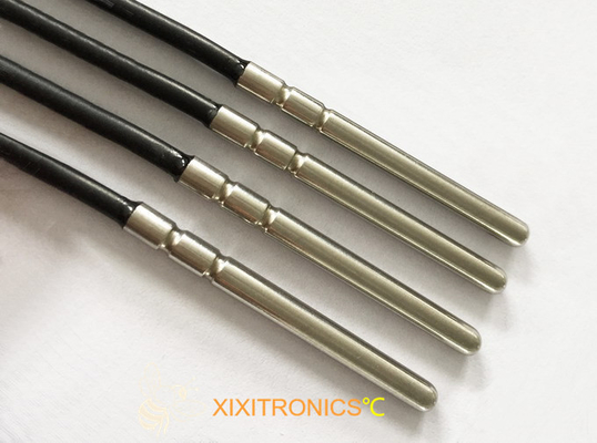 Serie del sensor PT-RTD de la IDT del platino de la temperatura del cable PT1000 del silicón