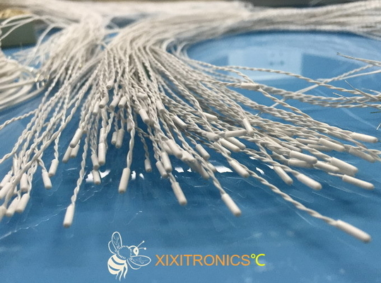 Casquillo del vinilo, ventajas del par trenzado, conector moldeado del estilo de Molex, sensor de temperatura médico de fines generales disponible 2.252K