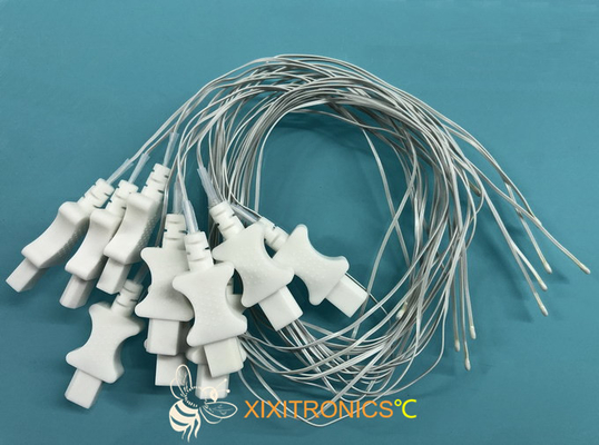 sensor de temperatura médico de fines generales disponible 2.252K con el alambre del PVC del grado médico de 30 AWG 400 series