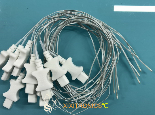 sensor de temperatura médico de fines generales disponible 2.252K con el alambre del PVC del grado médico de 30 AWG 400 series